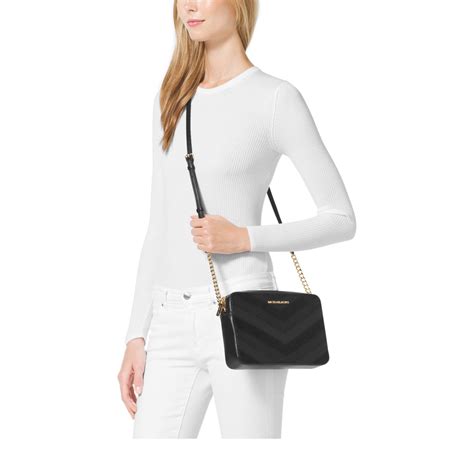 michael kors jet set metallic crossbody|michael kors jet set item.